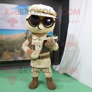 Cream Sniper maskot kostume...