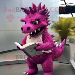 Magenta Stegosaurus...