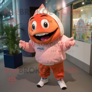 Peach Piranha maskot kostym...