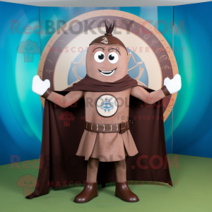 Brun Celtic Shield maskot...