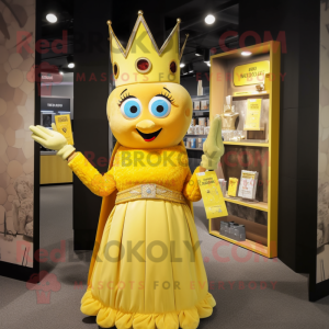 Yellow Queen mascotte...