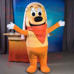 Orange Hot Dogs mascotte...