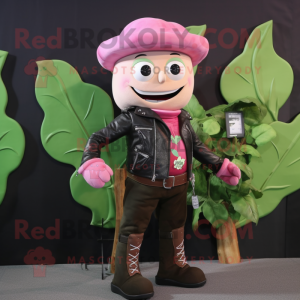 Pink Beanstalk maskot...