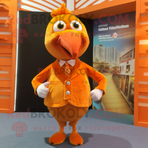 Orange Turkiet maskot...