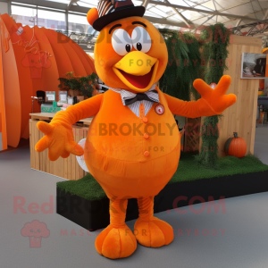 Orange Turkiet maskot...