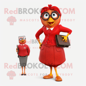 Postava maskota Red Canary...