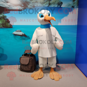 Postava maskota azurového...