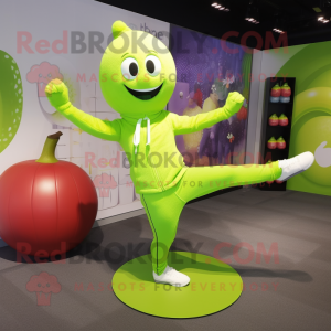 Lime Green Plum mascotte...