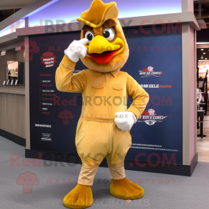 Gold Roosters mascotte...