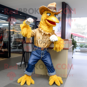 Gold Roosters mascotte...