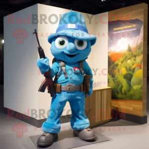 Turquoise Sniper mascotte...