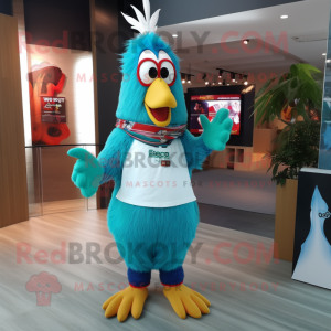 Cyan Roosters mascotte...