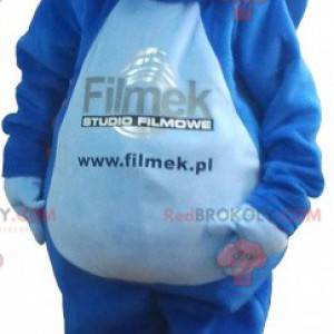 Blå dinosaur maskot. Dinosaur kostume - Redbrokoly.com