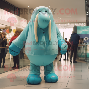 Cyan Walrus mascotte...