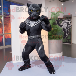 Black Panther maskot drakt...