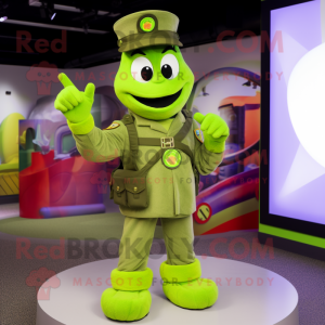 Lime Green Army Soldier...