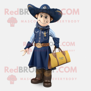 Navy-Cowboy Maskottchen...