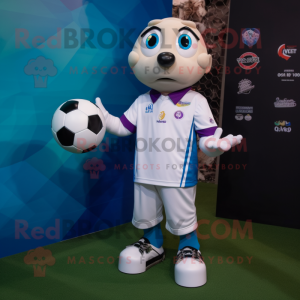 nan Soccer Ball mascot costume character dressed with a Polo Shirt and Bracelet watches