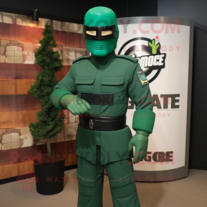 Forest Green Gi Joe maskot...