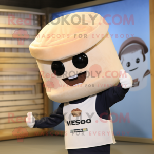 Beige Miso Soup mascotte...