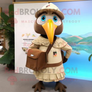 Beige Toucan mascotte...