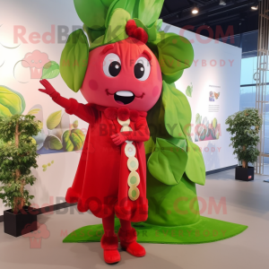 Red Beanstalk maskot...