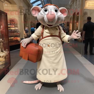 Beige Ratatouille mascotte...