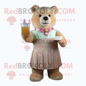 Postava maskota Tan Teddy...