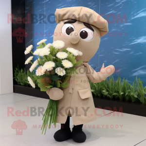 Beige Bouquet Of Flowers...