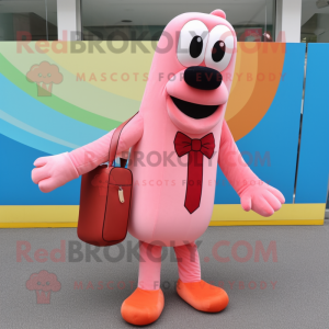 Pink Hot Dogs mascotte...