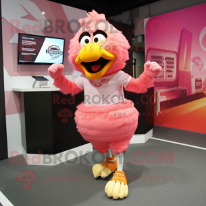 Pink Fried Chicken mascotte...