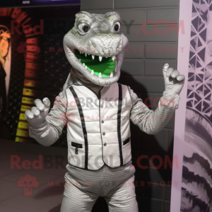 Silver Crocodile mascotte...