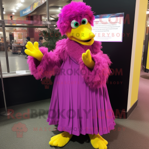 Magenta Canarische mascotte...