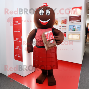 Red Chocolate Bar mascotte...