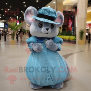 Cyan Chinchilla maskot...