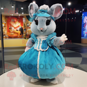 Cyan Chinchilla mascotte...