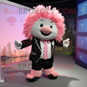 Pink Porcupine maskot...