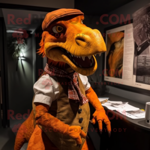 Rust Utahraptor maskot...