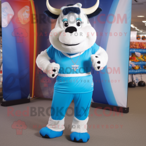 Sky Blue Steak maskot...