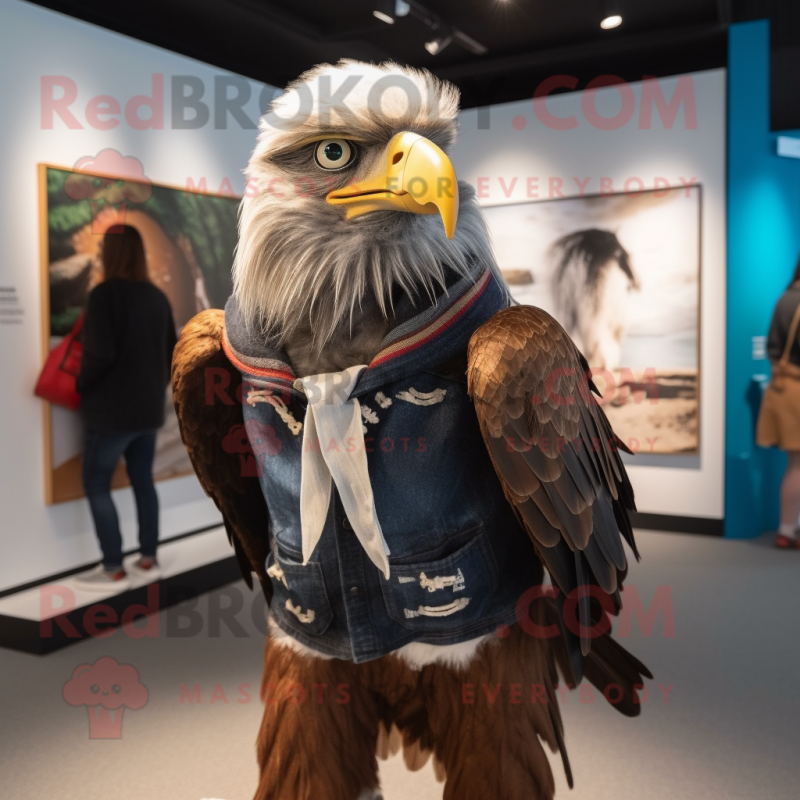Eagle mascot costume for adult sports jersey