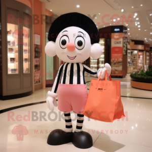 Peach Mime maskot drakt...