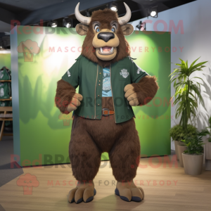 Forest Green Bison mascotte...