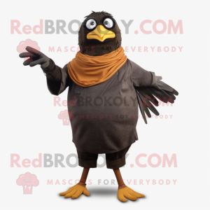 Brown Blackbird mascotte...