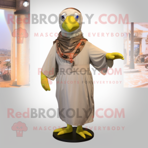 Olive Gull maskot kostym...