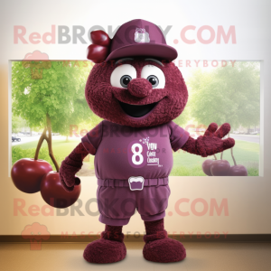 Maroon Grape mascotte...