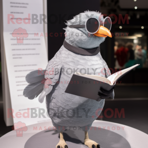 Gray Pigeon maskot drakt...