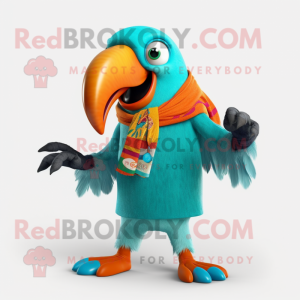 Turquoise Toucan mascotte...