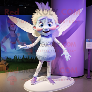 Lavendel Tooth Fairy maskot...