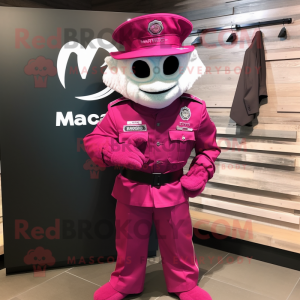 Magenta Marine Recon maskot...