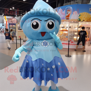 Blue Ice Cream maskot...